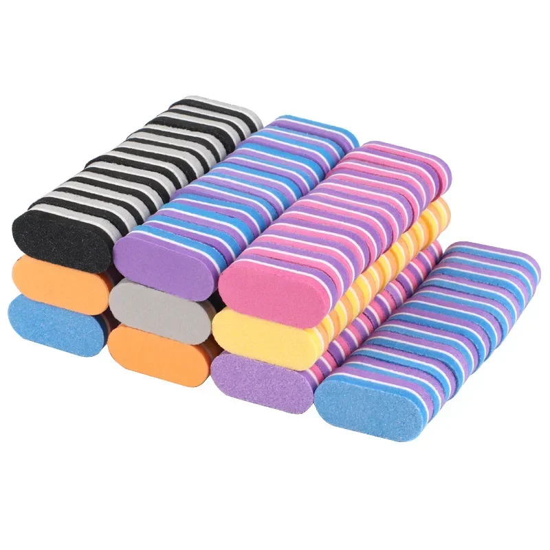 Description Picture 3 of item40Pc Professional Mini Nails Art buffer File 100/180 Sandpaper Manicure Tips Care File Sanding Polishing Grinding Equipment Tool