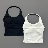 Femme vêtements de Yoga dos nu débardeurs gilet de gymnastique Push Up Sport soutiens-gorge course gilet hauts d'entraînement vêtements de Sport exercice Fitness 6
