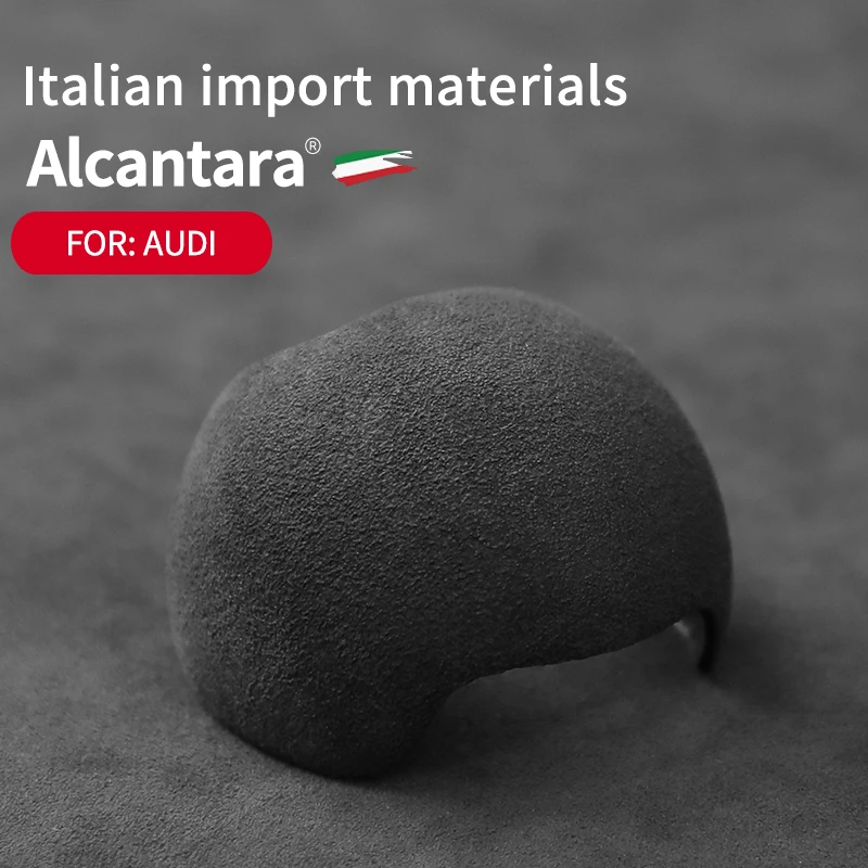 

Alcantara Suede Car Gear Shift Head Cover Shifter Knob Trim Cap For Audi A3 Q2 Q2L S3 2014 2015 2016 2017 2018 2019 2020 2021
