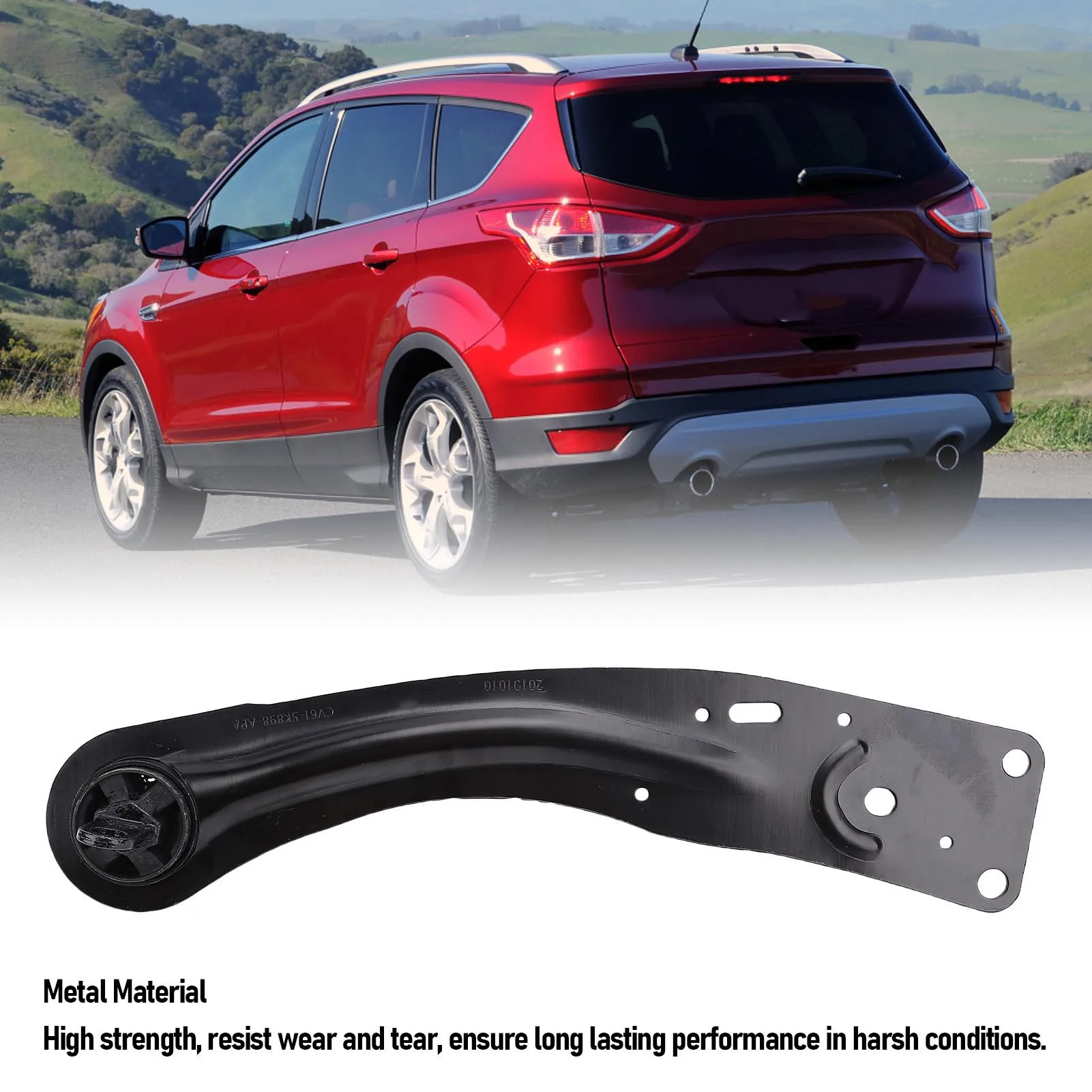 CV6Z5A968F Rear Suspension Trailing Arm 527-998 Metal Enhanced Stability Trailing Control Arm Replacement for Escape 2013-2019