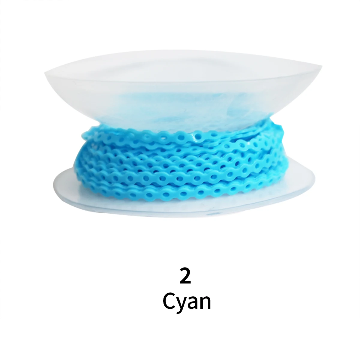 48 Vibrant Colors Continuous Elastic Power Chains
