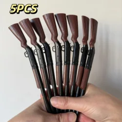 Set of 5 Stylish Smooth Writing Ballpoint Pens - Unique Design for Office and Fun Stationery (5pcs)
