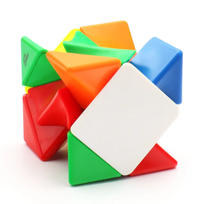 QiYi Twisty Skewb V2 매직 큐브 전문 퍼즐 스티커리스 성인 청소년 지능 장난감 두뇌 티저 초보자 속도 향상