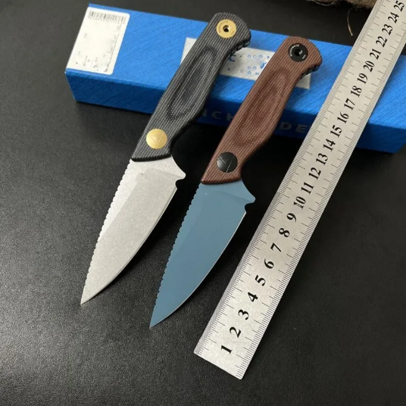 Dacian 203BT Fixed Blade Linen Fiber Handle MagnaCut Blade Outdoor Hunting Tactical Knife EDC Pocket Knife 6