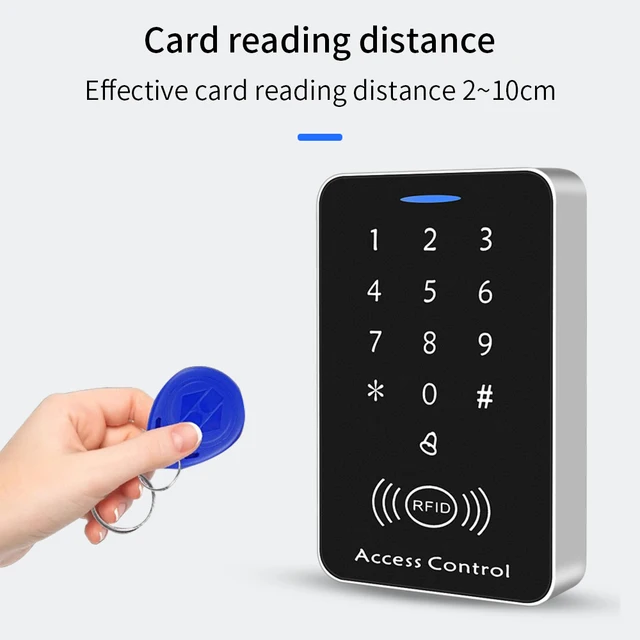 Anti-copy Encrypted Standalone Access Controller 125Khz RFID Access Control Keypad Digit Panel Card Reader For Door Lock System 6