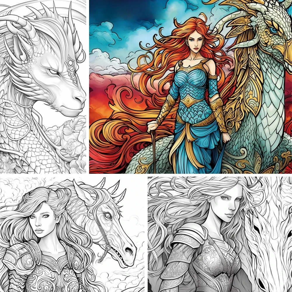 1pc Art Coloring Book 22 Page Coloring Books Gift For Birthday Party Relieve Stress Kill Time Graffiti Painting Drawing Art Book 5
