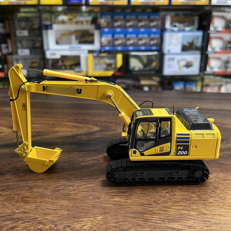 For Komatsu Alloy PC200 -10 PC200LC -10 PC220 -10 HB205-2 Excavator 1:50 Scale Die Cast Model Toy Car & Collection Gift