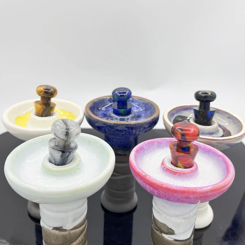 Resin Hookah Tobacco Bowl Stopper Silicone Hose Piercing Plug Chicha Shisha Sheesha Accessories hookah accessories
