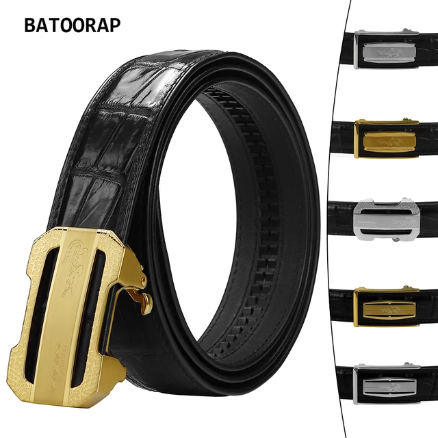 BATOORAP Men's High-end Crocodile Belt