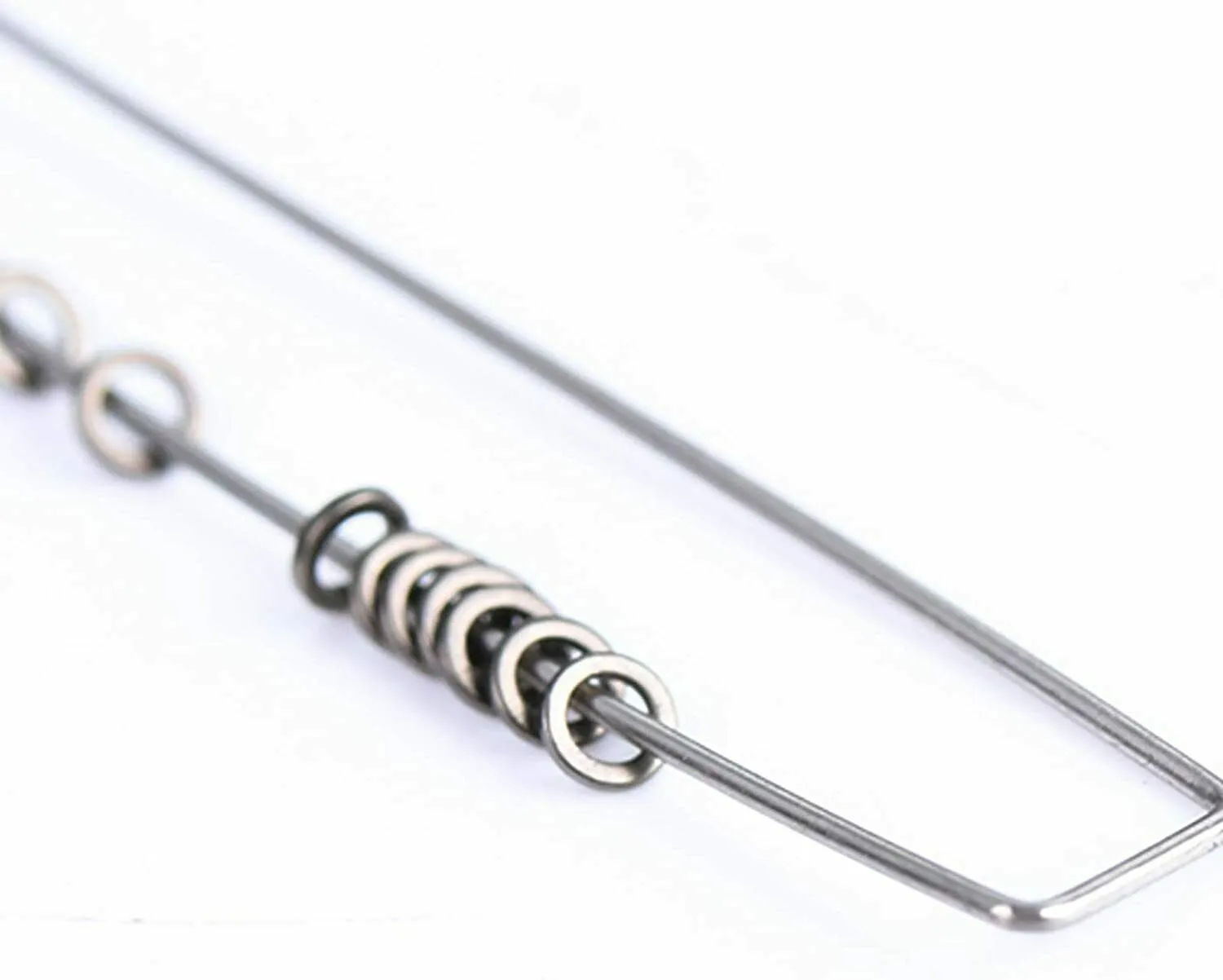 10/20/50 Stück KLEINE OVAL-TIPPET RINGS 2mm O-Ring-Rio Leader Fliegenfischen O-Ring Starker Ring Fliegenfischen Leader Tippet Ringe – Detail 14