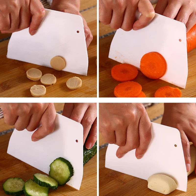 1Pc 유용한 곡선 크림 주걱 DIY 과자 커터 퐁당 반죽 스크레이퍼 케이크 커터 과자 주방 Bakeware 베이킹 과자 도구