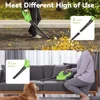 20V Leaf Blower Cordless with 5.0Ah Battery and Charger,135MPH 170CFM with 2 Tube for Car Garden House Depot Green 4