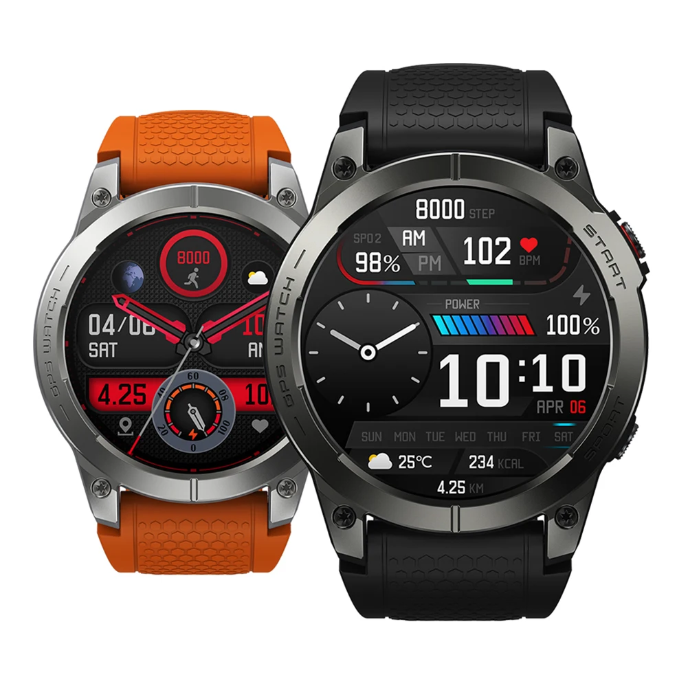 Zeblaze Stratos 3  Ʈġ, AMOLED ÷,  GPS,  ȣȯ, ȭ ȭ, ɹڼ 