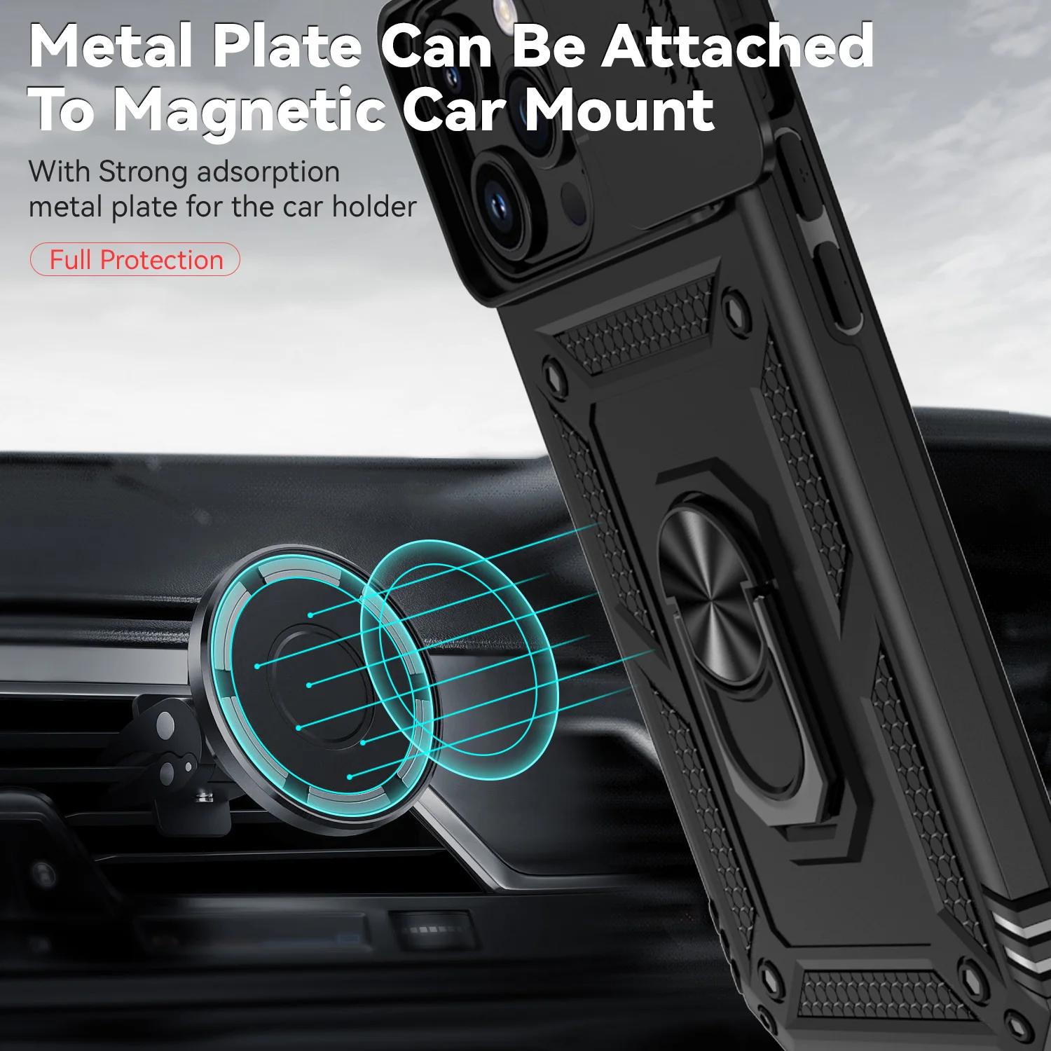Enhanced Slide Camera Lens Shockproof Case