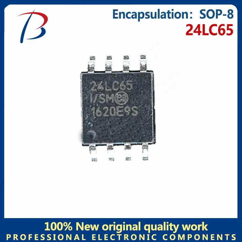 

10PCS 24LC65 шелкография 24LC65 SOP-8 чип для хранения чипов