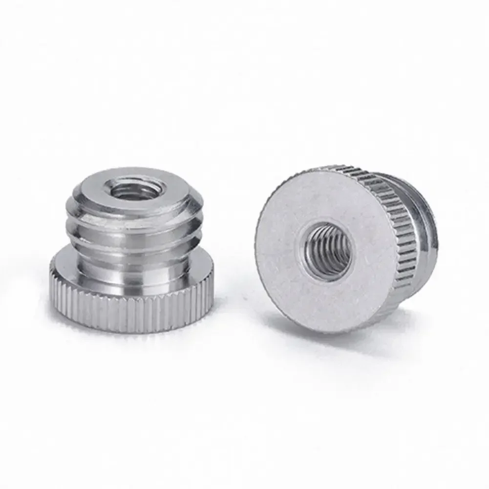 5/8'' Male To 1/4" Female Adpater Mic Screw Adapter Aluminum Alloy Tripod Stand Level Tripod Thread Adapter Accessories