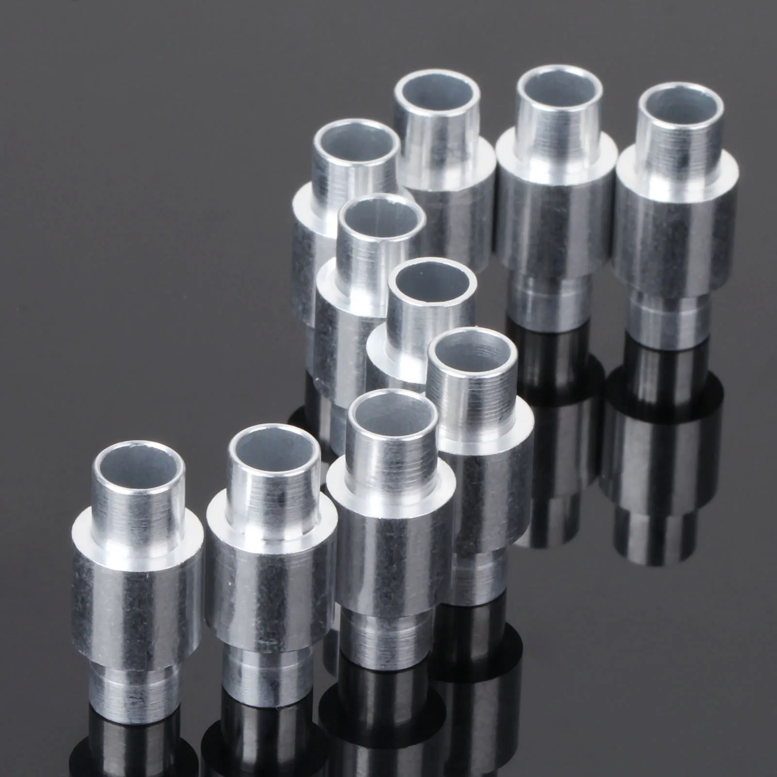 10Pcs63mmAluminumSkateWheelBearingSpacersScooterWheelsSpeed