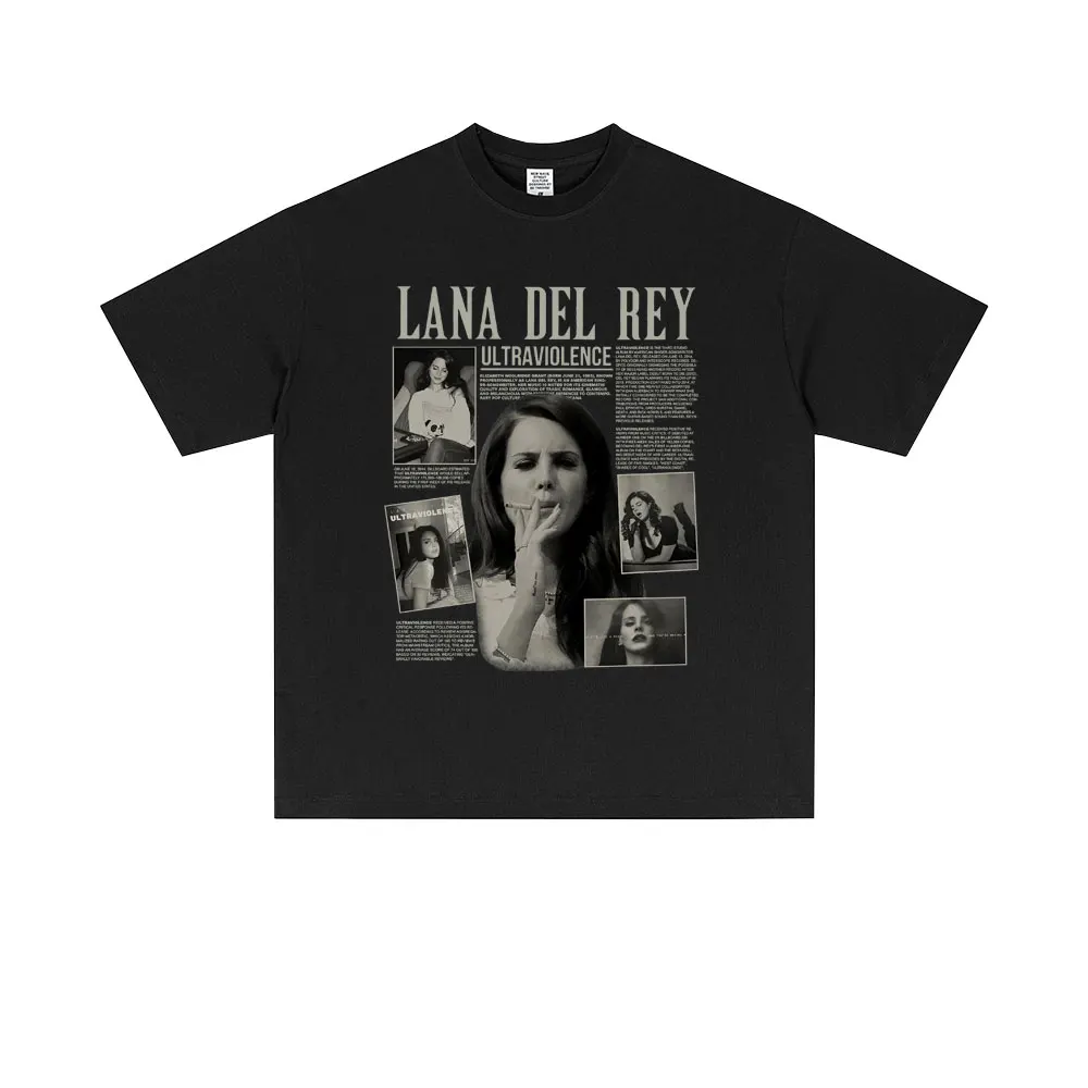 Lana Del Rey UK and Ireland Tour 2025 T-shirt Men Women Hip Hop