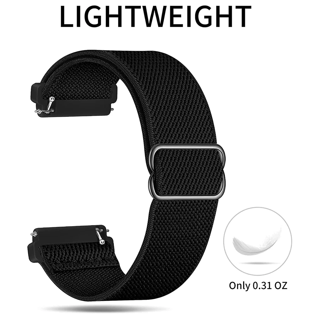 Bracelet Nylon 20mm/22mm Pour Montres Garmin - Compatible Forerunner, Venu, Vívoactive, Sportif