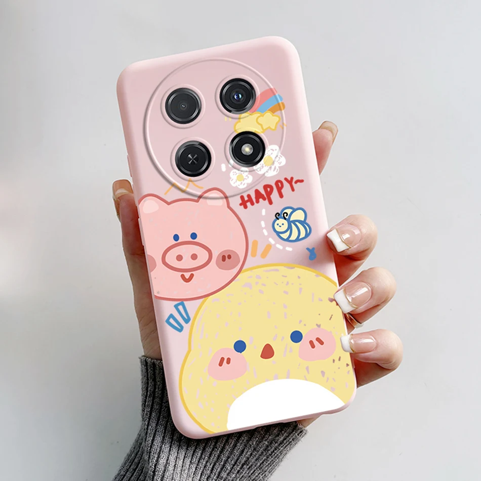 Cute Cartoon Cat Silicone Back Cover - Soft Protective Case