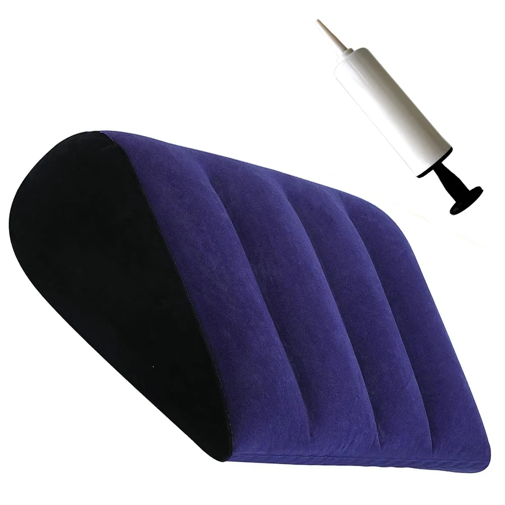 Sex Toys Adult Toy Pillow Position Cushion Triangle Inflatable Ramp Furniture Couples Toy Positioning for Deeper Position Suppor