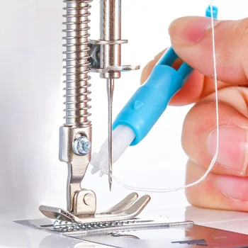 Sewing Machine Needle Inserter Threader Stitch Insertion Tool Automatic Threader Quick Sewing Threader Needle Changer Hold 1