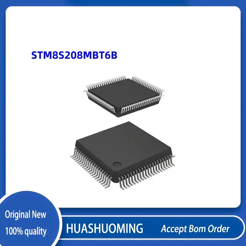 

5Pcs/Lot New STM8S208MBT6B STM8S208 MBT6B STM8S208MB QFP-80