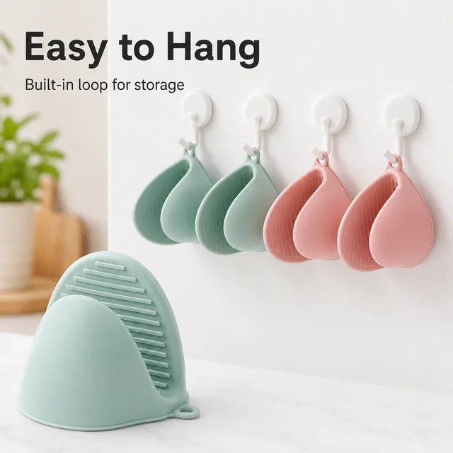 Silicone HeatGrip Oven Mitts – 2PCS 2