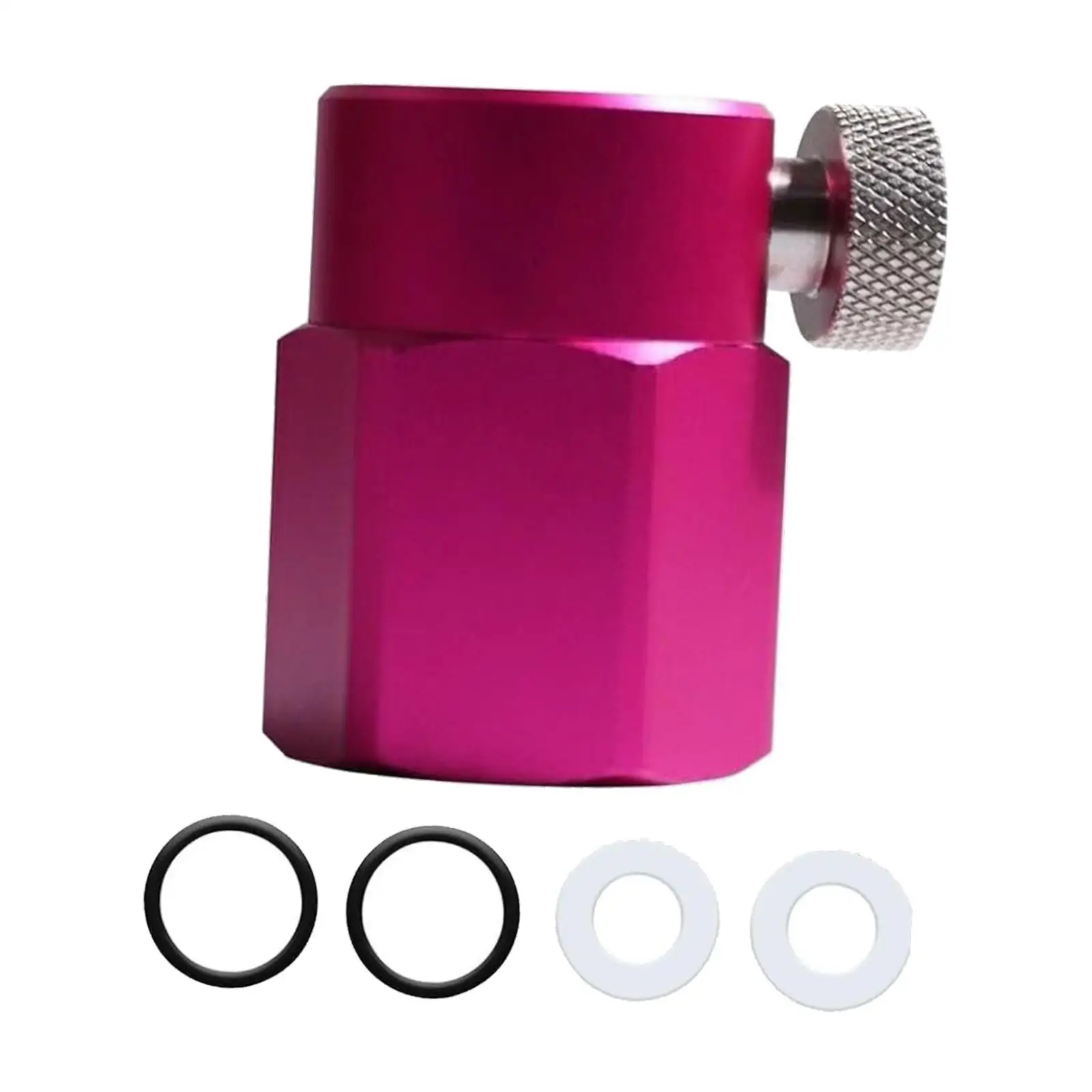 Soda Maker CO2 Refill Adapter Cga320 Threaded Soda Cylinder Refill Connector Soda Maker Accessory Quick Adapter for Soda Machine