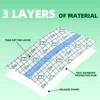 Medical Tattoo Aftercare Waterproof PU Film for Protective Skin Healing Bandages PU Tape Medicinal Wound Dressing Adhesive 2