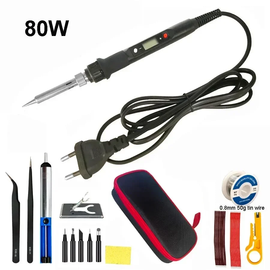 Digital Soldering Iron Kit Adjustable Temperature Welding Pen