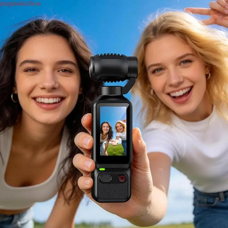 4K 블로깅 카메라 휴대용 비디오 캠코더 안정화 Wifi 야외 E8BA용 LCD 화면이 있는 180도 회전식 렌즈