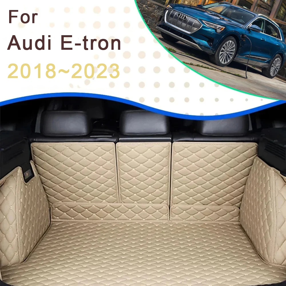 

Car Rear Trunk Mat For Audi E-tron 2018 2019 2020 2021 2022 2023 Anti-dirty Trunk Storage Pad Cargo Cover Auto Accessories