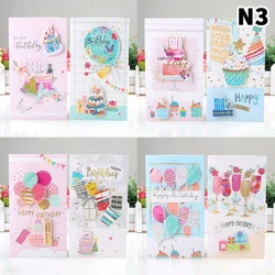 Set of 8 Elegant 3D Greeting Cards with Envelopes (3)