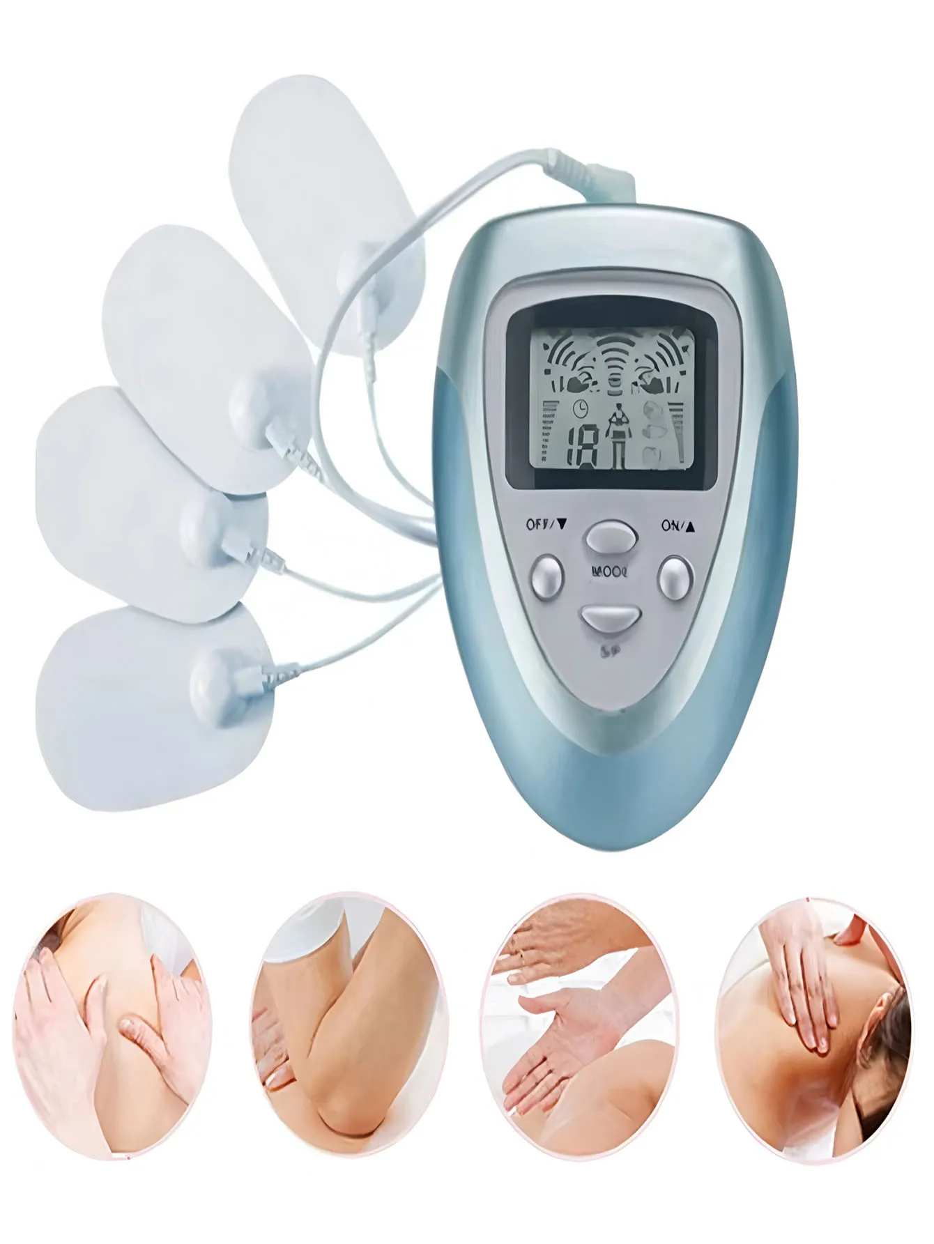 Electronic Pulse Massager for Physiotherapy and Relaxation