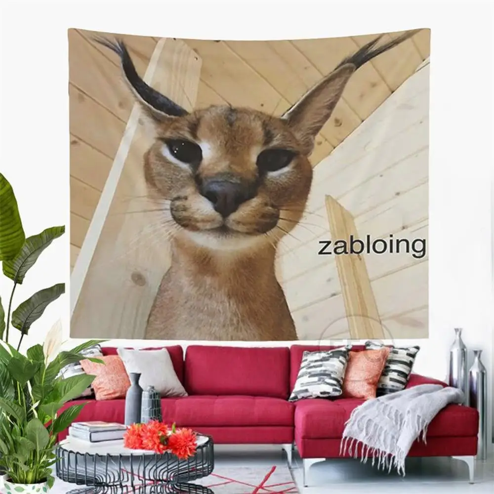 Funny Tapestry Meme Wall Tapestry Meme Tapestry Animals Floppa
