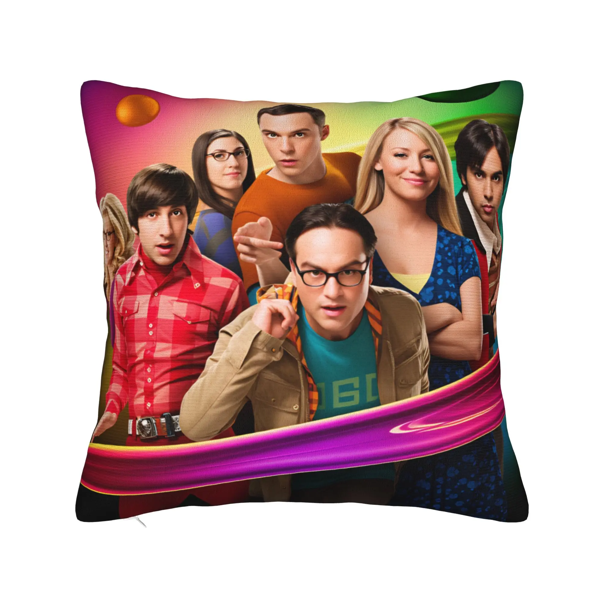 Funny TV Show-Inspired Pillowcase - Soft and Kawaii Decor for Couch, Sofa, or Bedroom