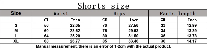 Size chart and fit details