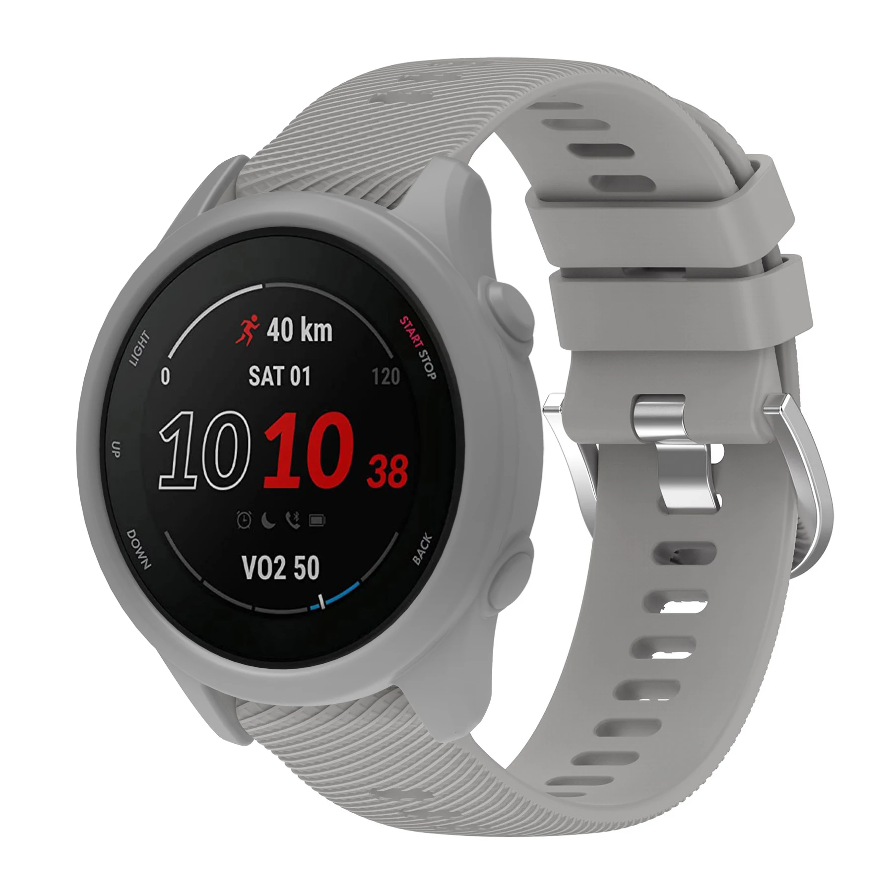 Silicone Sport Watchband and Case Set