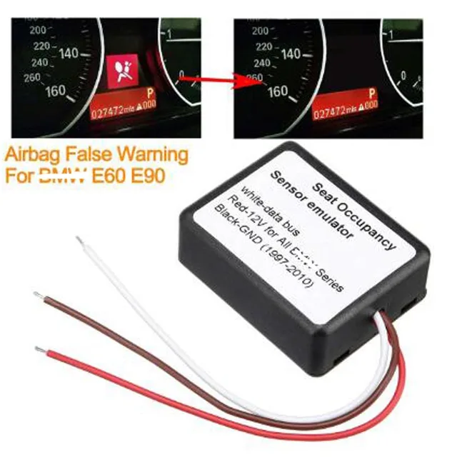 Sensor Emulator Passenger Seat Occupancy Mat Bypass SRS Air`bag Faulty  Warning Code For BMW E60 E90 X5 X6 E92 E90 E46 E64 - AliExpress