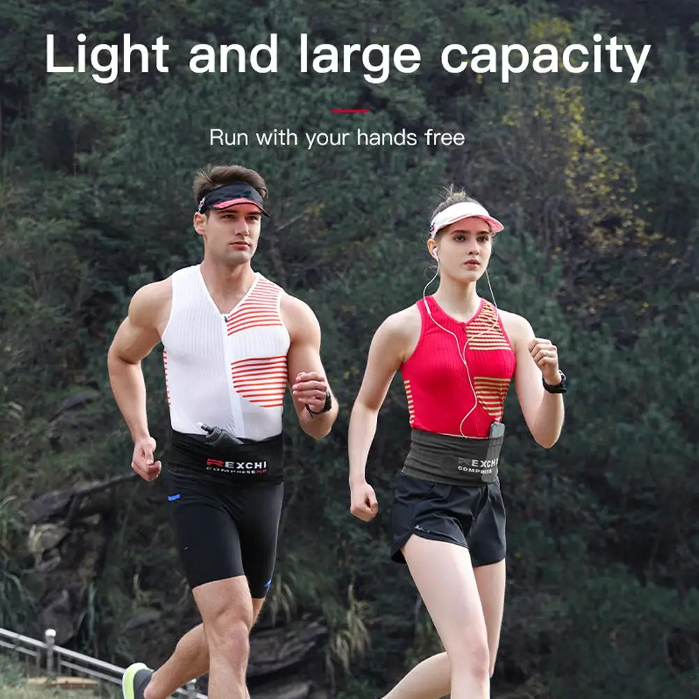

Large Capacity Running Waist Belt Bag Ultra Light Waist Pack Jogging Bag Belt Pouch Fitness Running Sports Mobile Unisex