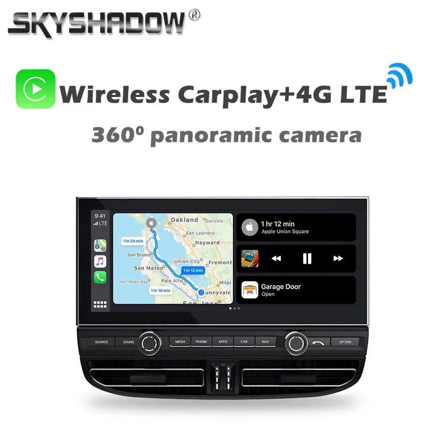 

QLED 1920*720 Carplay Auto 360 8G+256G Android 13.0 Car DVD Player GPS WIFI Bluetooth RDS Radio For Porsche Cayenne 2010-2017
