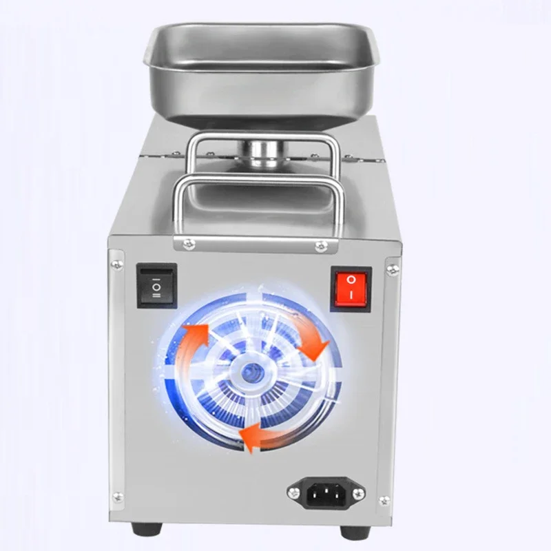 Oil Press Automatic Household Flaxseed Peanut Oil Press Temperature Control Oil Press 600W (MAX) Configuration plug