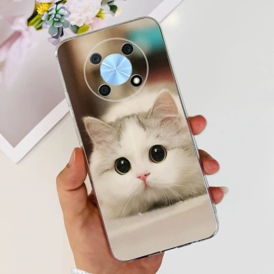 Elegant Printing Soft Silicone Clear TPU Slim Phone Case