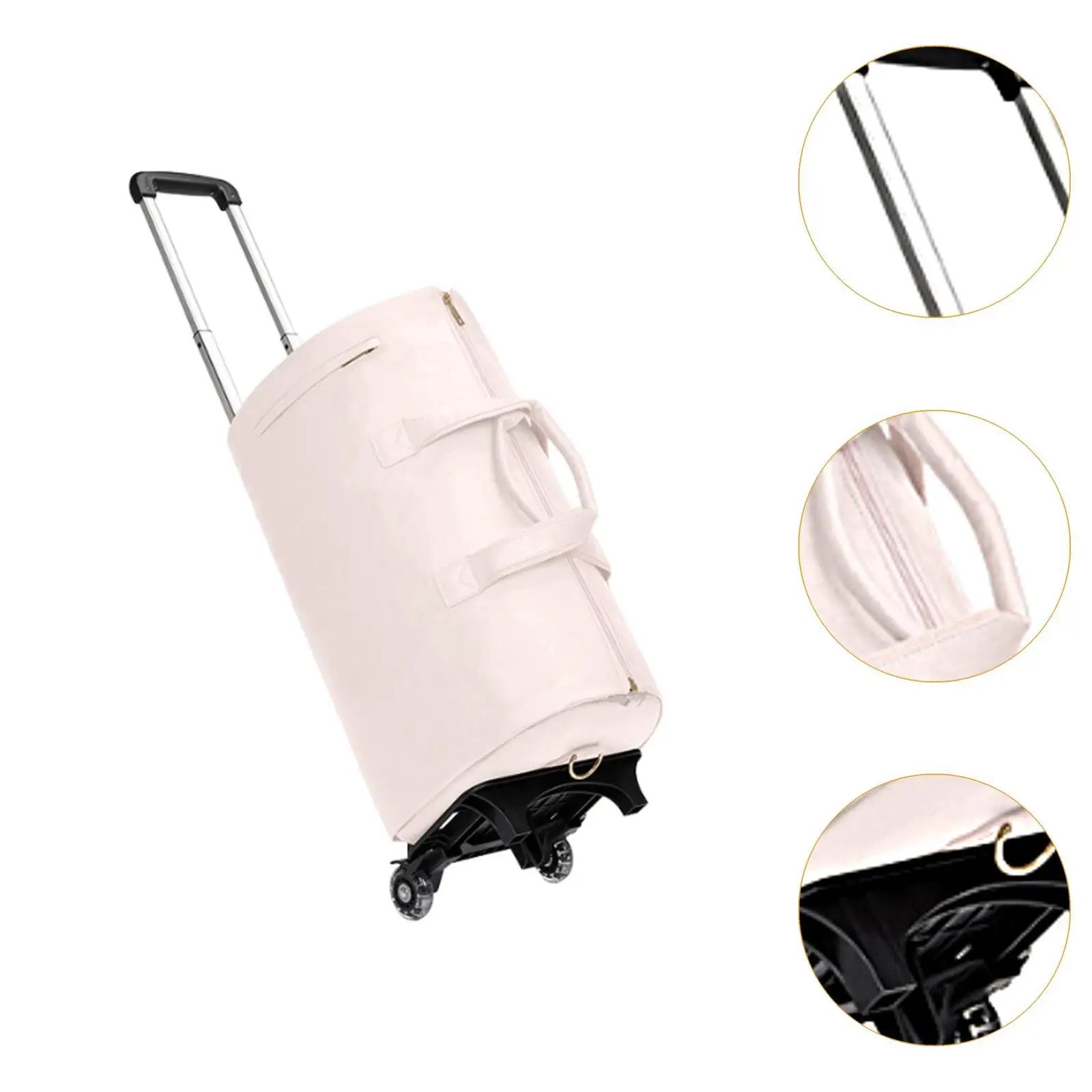 Rolling Garment Bag with Wheels with Compartment Trendy Overnight Bag Lightweight Weekend Bag Large Capacity Carry on Suit Bag Rolling Garment Bag with Wheels with Compartment Trendy Overnight Bag Lightweight Weekend Bag Large Capacity Carry on Suit Bag