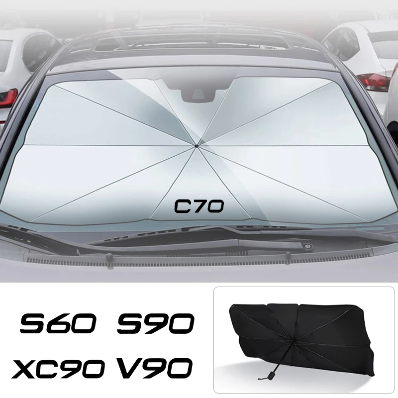 For Volvo XC90 XC60 C30 T6 S60 C70 XC40 V40 XC70 V60V50 S80 S40 AWD V90 S90 Car Sun Visor Front