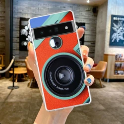 Retro Camera Vintage Clear Phone Case - Soft TPU Cover - Pixel 9 Pro (A1)