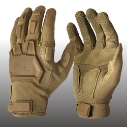 Us Army Tactical Gloves Men Touchscreen Outdoor Sport Full Finger Military Combat Anti-Slip Carbon Fiber Shell Tactical Gloves