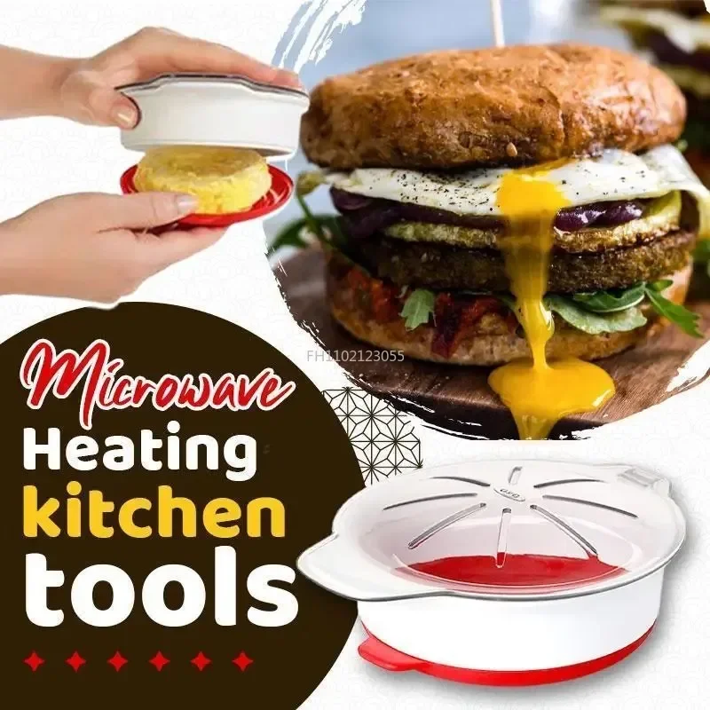 New Kitchen Microwave Oven Egg Cooker Home Microwave Heating Easy Eggs Tools Egg Heating Bowl Fast Breakfast Steamed Egg