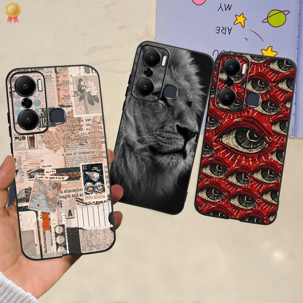 Cute Astronaut Clear TPU Silicone Bumper Phone Case Cover